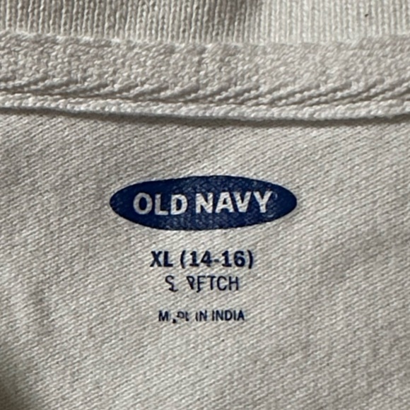 2-pc OLD NAVY Set White Polo Navy Shorts Pockets School Uniform Boy XL 14-16 - Picture 5 of 16